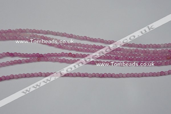 CCN1316 15.5 inches 3mm faceted round candy jade beads wholesale