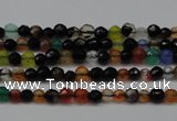 CCN1317 15.5 inches 3mm faceted round candy jade beads wholesale