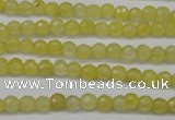 CCN1321 15.5 inches 4mm faceted round candy jade beads wholesale