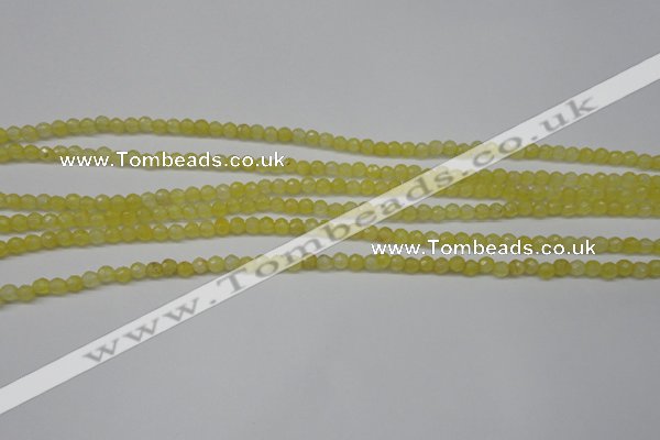 CCN1321 15.5 inches 4mm faceted round candy jade beads wholesale