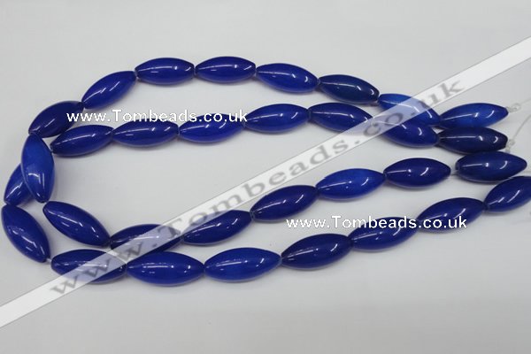 CCN133 15.5 inches 10*25mm rice candy jade beads wholesale