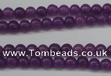 CCN1340 15.5 inches 4mm round candy jade beads wholesale