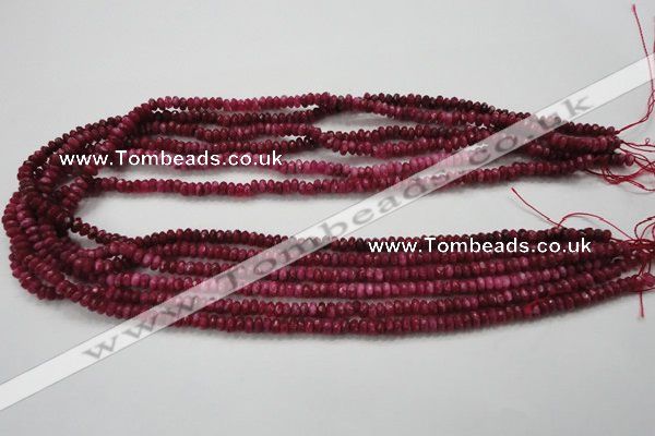 CCN1350 15.5 inches 2*4mm faceted rondelle candy jade beads