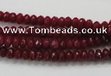 CCN1351 15.5 inches 3*5mm faceted rondelle candy jade beads