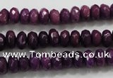 CCN1373 15.5 inches 5*8mm faceted rondelle candy jade beads