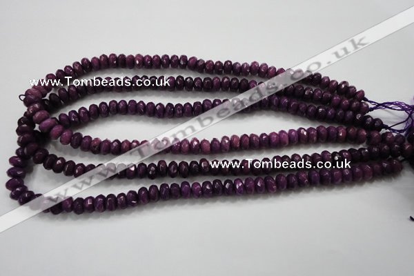 CCN1373 15.5 inches 5*8mm faceted rondelle candy jade beads