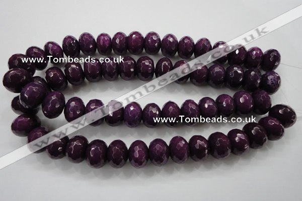 CCN1378 15.5 inches 13*18mm faceted rondelle candy jade beads