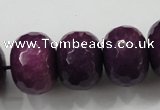 CCN1379 15.5 inches 15*20mm faceted rondelle candy jade beads
