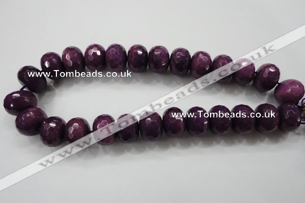 CCN1379 15.5 inches 15*20mm faceted rondelle candy jade beads