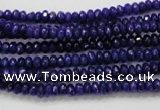 CCN1381 15.5 inches 2*4mm faceted rondelle candy jade beads