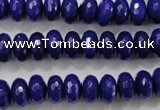 CCN1384 15.5 inches 6*10mm faceted rondelle candy jade beads