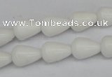 CCN140 15.5 inches 10*14mm teardrop candy jade beads wholesale