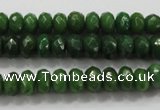 CCN1403 15.5 inches 5*8mm faceted rondelle candy jade beads