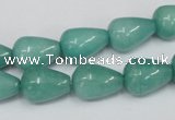 CCN141 15.5 inches 10*14mm teardrop candy jade beads wholesale