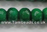 CCN1417 15.5 inches 12*16mm faceted rondelle candy jade beads