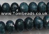 CCN1426 15.5 inches 10*14mm faceted rondelle candy jade beads