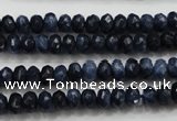 CCN1432 15.5 inches 4*6mm faceted rondelle candy jade beads