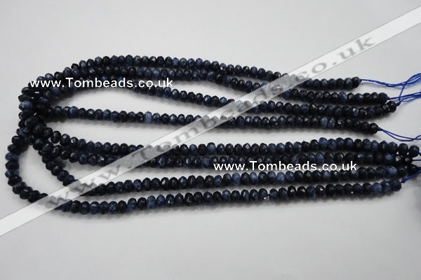 CCN1432 15.5 inches 4*6mm faceted rondelle candy jade beads