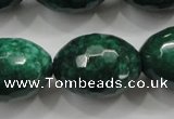 CCN1487 15.5 inches 18*25mm faceted rice candy jade beads wholesale