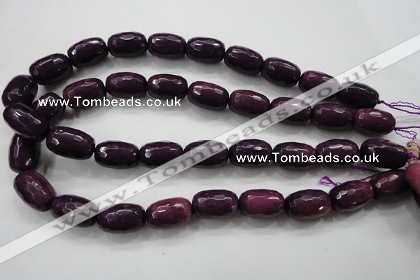 CCN1505 15.5 inches 13*20mm faceted drum candy jade beads wholesale