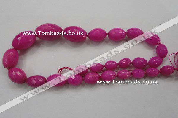 CCN1510 15.5 inches 10*14mm – 20*30mm faceted rice candy jade beads