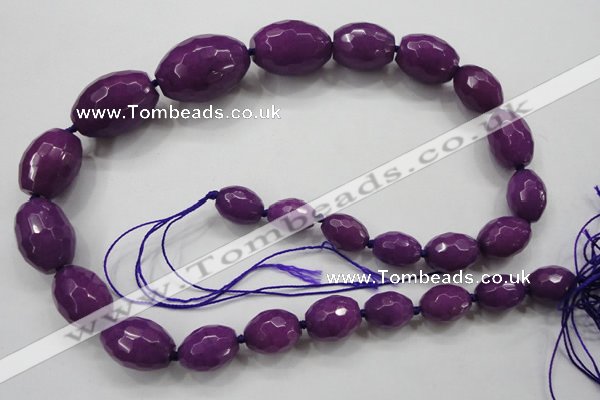 CCN1512 15.5 inches 10*14mm – 20*30mm faceted rice candy jade beads