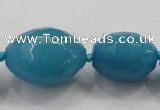 CCN1514 15.5 inches 10*14mm – 20*30mm faceted rice candy jade beads