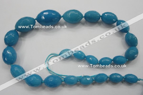 CCN1514 15.5 inches 10*14mm – 20*30mm faceted rice candy jade beads