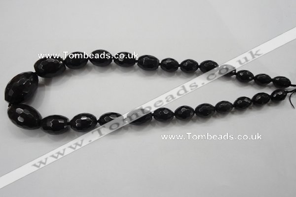 CCN1516 15.5 inches 10*14mm – 20*30mm faceted rice candy jade beads