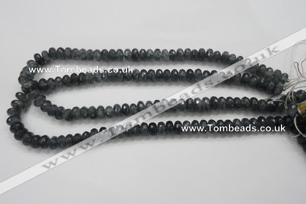 CCN1601 15.5 inches 6*10mm faceted rondelle candy jade beads