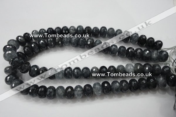 CCN1603 15.5 inches 10*14mm faceted rondelle candy jade beads