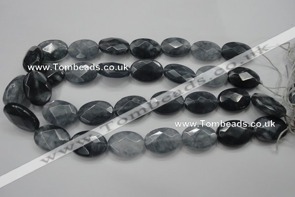 CCN1643 15.5 inches 18*25mm faceted oval candy jade beads