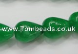 CCN1663 15.5 inches 13*18mm teardrop candy jade beads wholesale