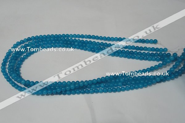 CCN17 15.5 inches 4mm round candy jade beads wholesale