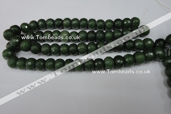 CCN172 15.5 inches 12*16mm faceted rondelle candy jade beads