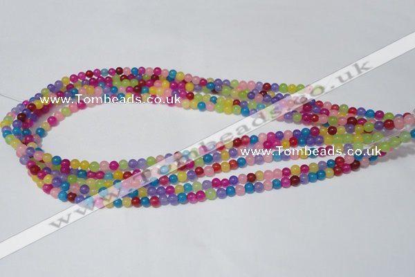 CCN18 15.5 inches 4mm round candy jade beads wholesale