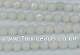 CCN1801 15 inches 6mm faceted round candy jade beads wholesale