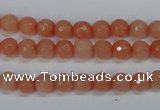 CCN1811 15 inches 6mm faceted round candy jade beads wholesale