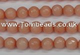 CCN1812 15 inches 8mm faceted round candy jade beads wholesale