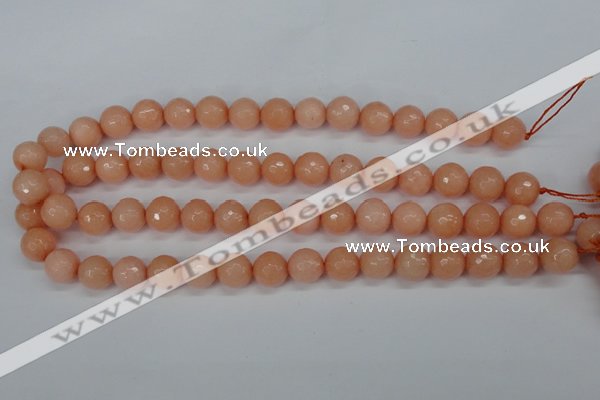 CCN1814 15 inches 12mm faceted round candy jade beads wholesale