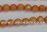 CCN1822 15 inches 8mm faceted round candy jade beads wholesale