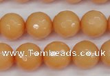 CCN1824 15 inches 12mm faceted round candy jade beads wholesale