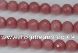 CCN1832 15 inches 8mm faceted round candy jade beads wholesale