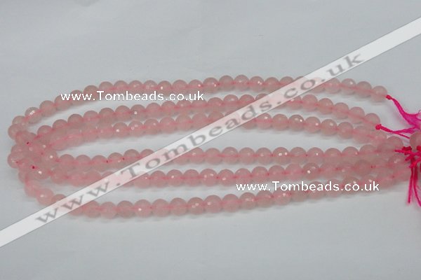 CCN1852 15 inches 8mm faceted round candy jade beads wholesale