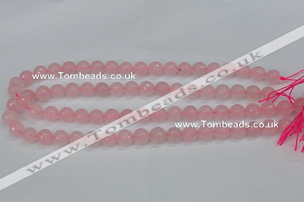 CCN1853 15 inches 10mm faceted round candy jade beads wholesale