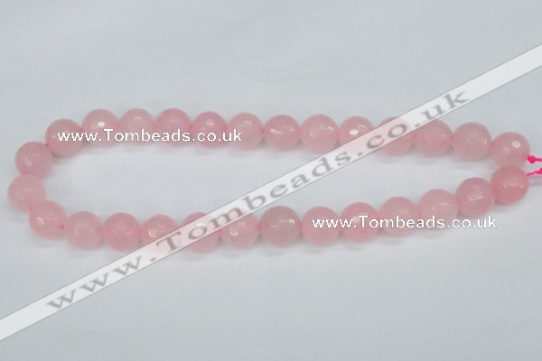 CCN1855 15 inches 14mm faceted round candy jade beads wholesale