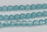 CCN1861 15 inches 6mm faceted round candy jade beads wholesale