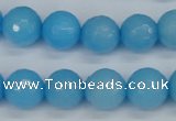CCN1874 15 inches 12mm faceted round candy jade beads wholesale