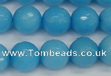 CCN1875 15 inches 14mm faceted round candy jade beads wholesale