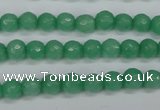 CCN1881 15 inches 6mm faceted round candy jade beads wholesale